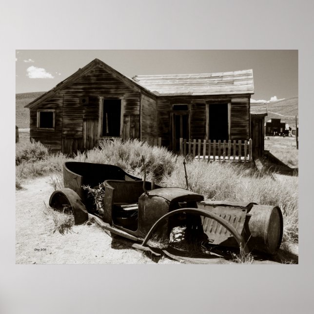 Bodie, bil och hus poster (Framsidan)