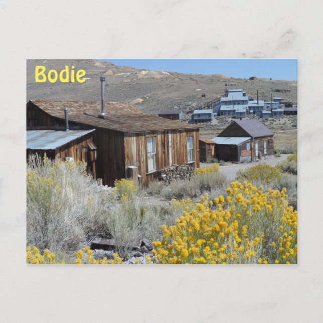 Bodie, CA Vykort (Framsida)