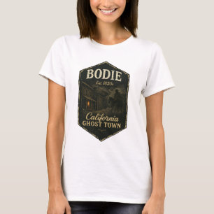Bodie California Ghost Town Shadowy Bandit T Shirt