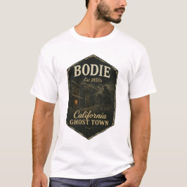 Bodie California Ghost Town Shadowy Bandit T Shirt