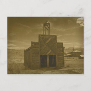 Bodie Firehouse Sepiatone-vykort Vykort