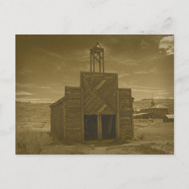 Bodie Firehouse Sepiatone-vykort Vykort (Framsida)