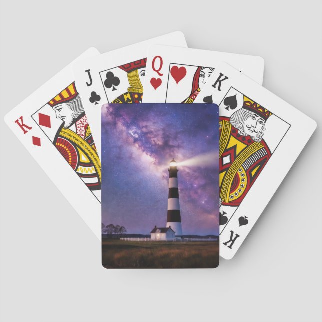 Bodie fyr — Outer Banks Casinokort (Baksidan)