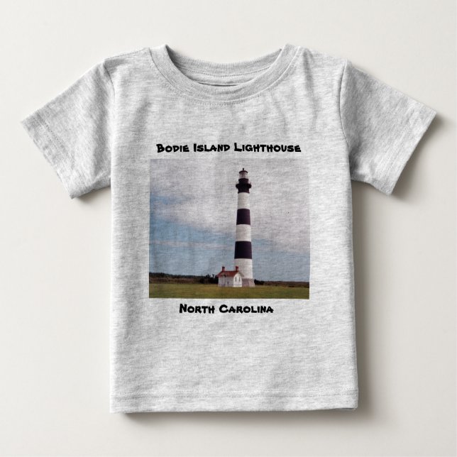 Bodie Island fyr Tee Shirt (Framsida)