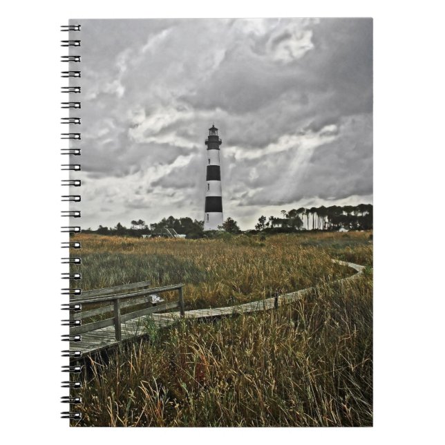 Bodie Island Lighthouse Anteckningsbok (Framsidan)