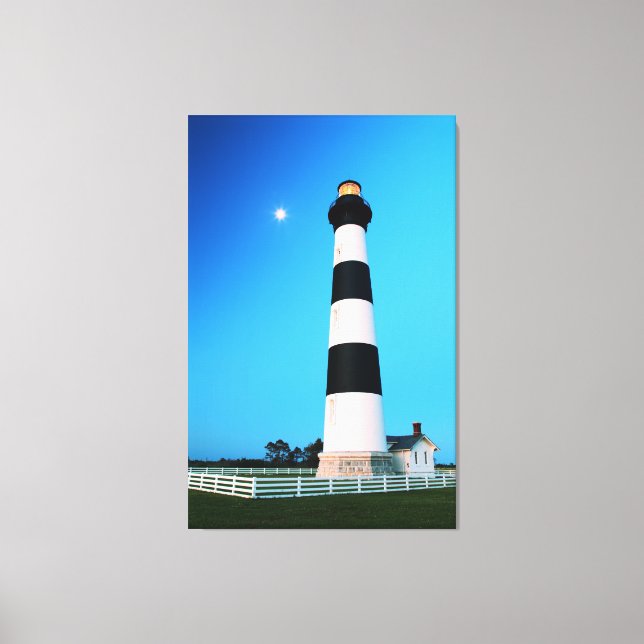 Bodie Island Lighthouse Canvastryck (Framsida)