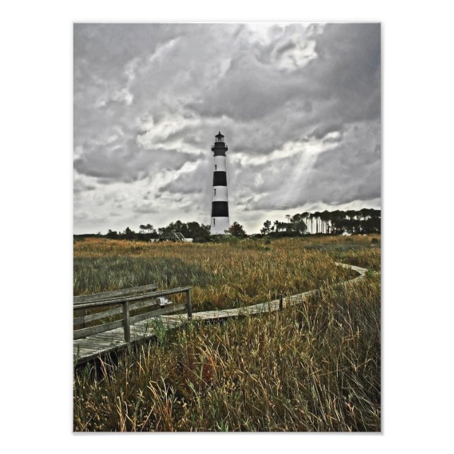 Bodie Island Lighthouse Fototryck (Framsidan)