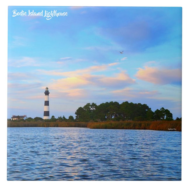 Bodie Island Lighthouse Kakelplatta (Framsidan)