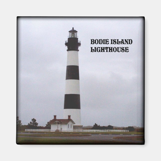 BODIE ISLAND LIGHTHOUSE-MAGNET MAGNET (Framsidan)