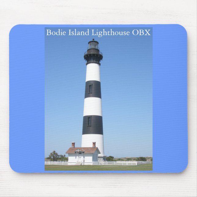 Bodie Island Lighthouse OBX Mousepad Musmatta (Framsidan)