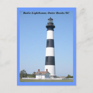 Bodie Island Lighthouse OBX North Carolina Vykort