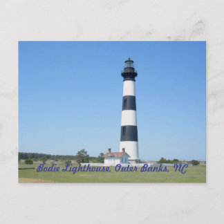 Bodie Island Lighthouse OBX North Carolina Vykort