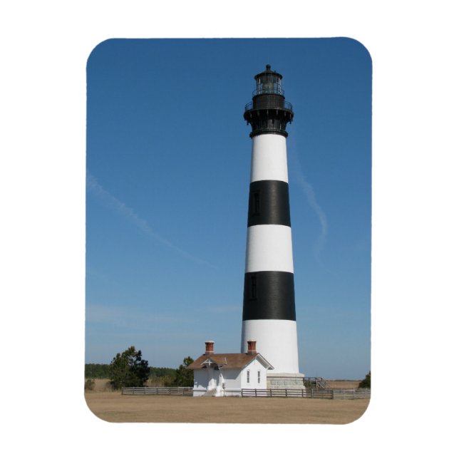 Bodie Island Lighthouse Outer Banker NC Magnet (Vertikal)