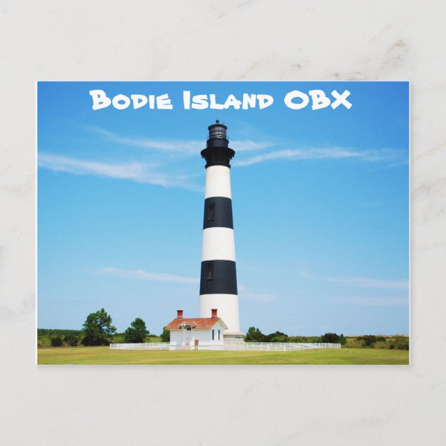 Bodie Island Lighthouse - Outter Banker, NC Vykort (Framsida)