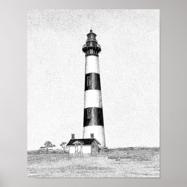 Bodie Island Lighthouse Poster (Framsidan)