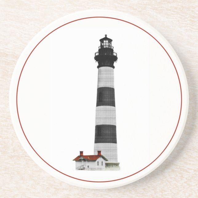 Bodie Island Lighthouse Underlägg Sandsten (Framsidan)