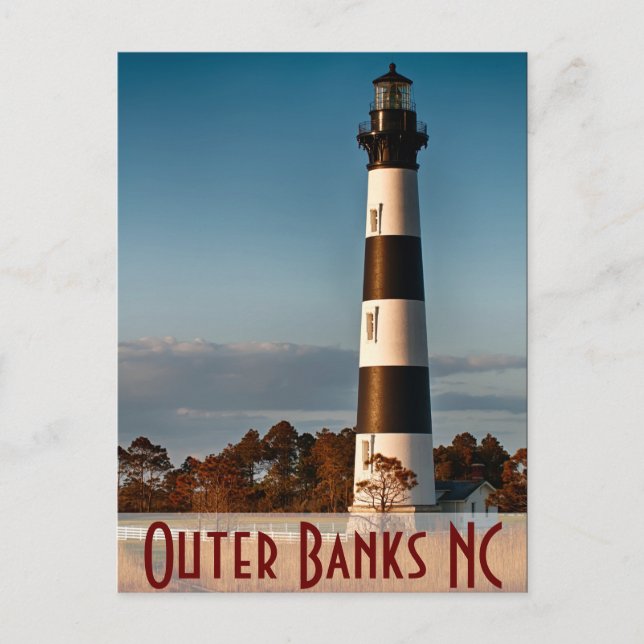 Bodie Island NC Vykort (Framsida)