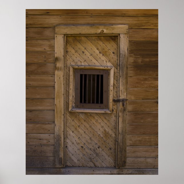 Bodie Jailhouse Door Poster (Framsidan)