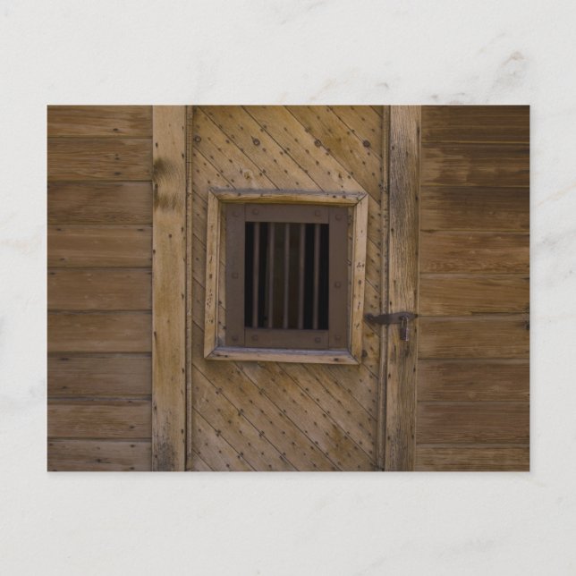Bodie Jailhouse Door Vykort (Framsida)