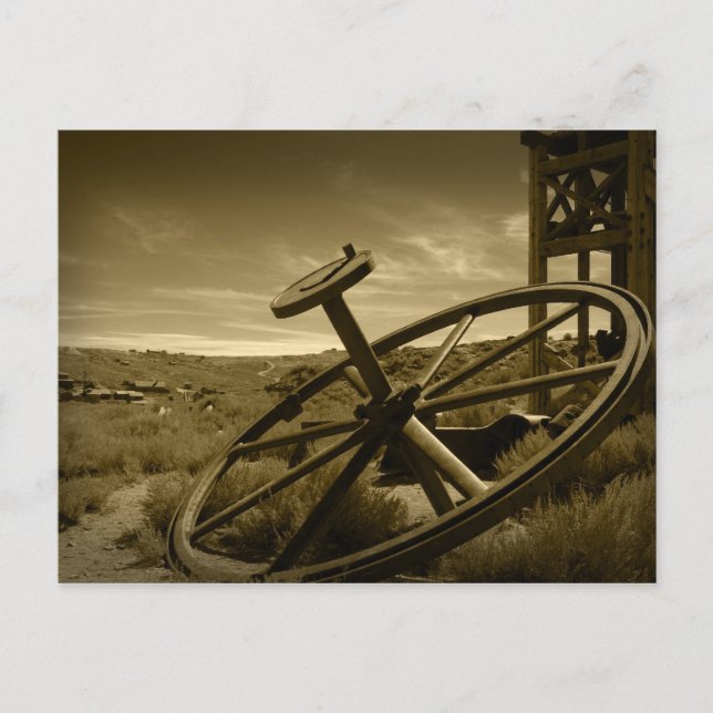 Bodie Mining Flyt-hjul Vykort (Framsida)