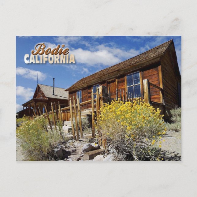 Bodie spökstad, Kalifornien Vykort (Framsida)