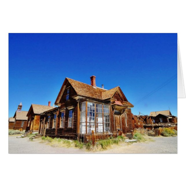 Bodie Streets Hälsningskort (Framsidan Horizontal)