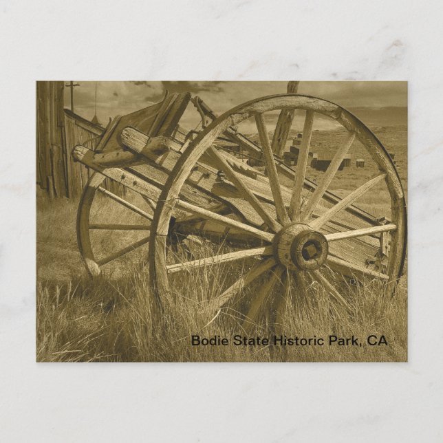 Bodie Wagon Wheel 1 Vykort (Framsida)