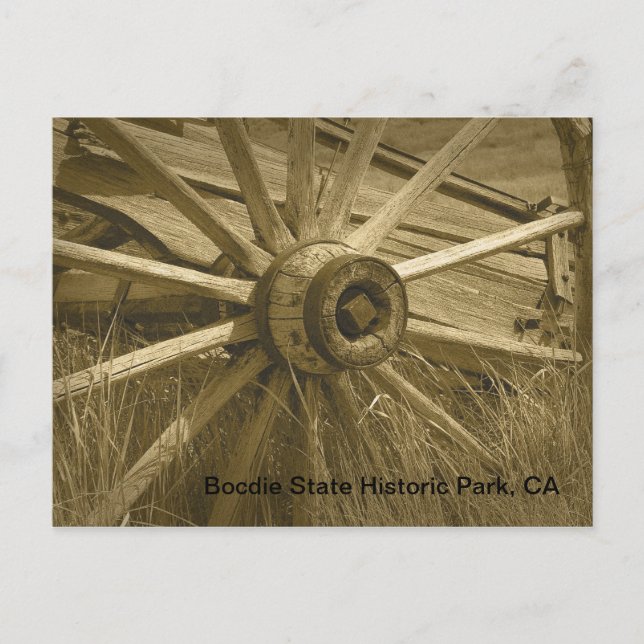 Bodie Wagon Wheel 2 Vykort (Framsida)
