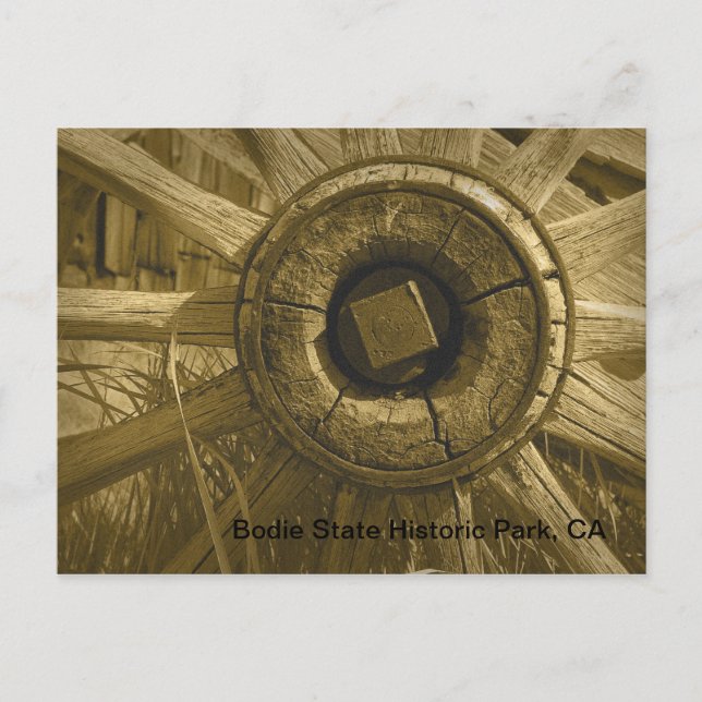 Bodie Wagon Wheel 3 Vykort (Framsida)