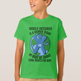 Bodily Integrity - Lika Höger för Boys T-Shirt