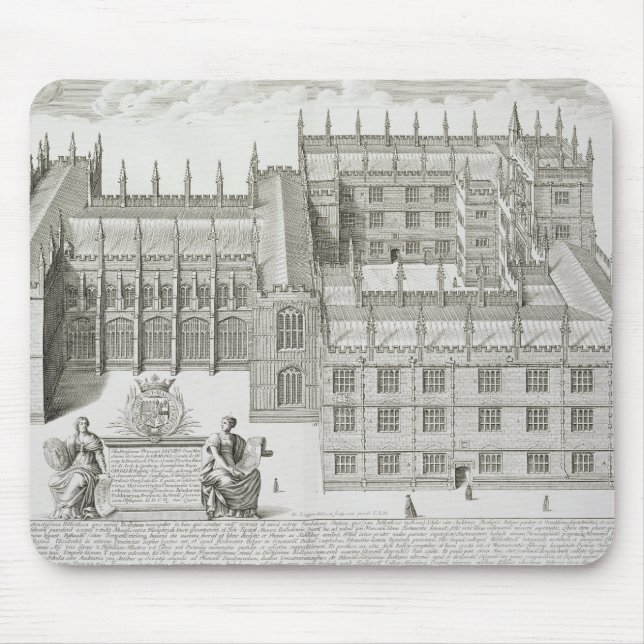 Bodleian bibliotek, Oxford, från 'Oxonia Musmatta (Framsidan)