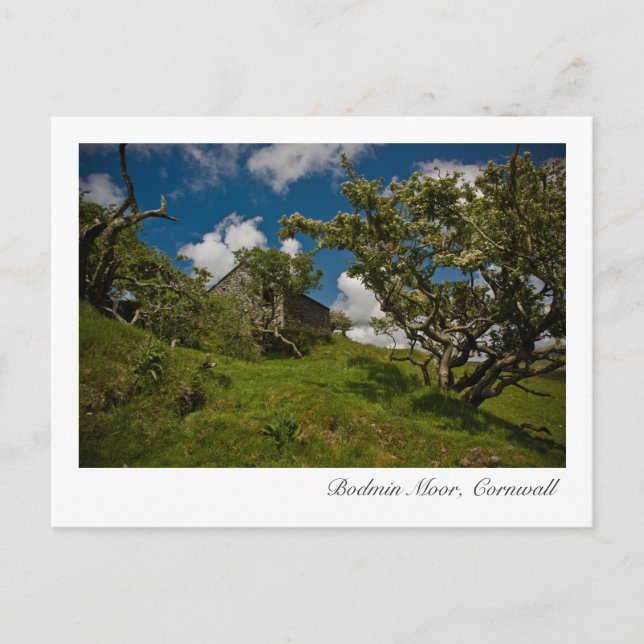 Bodmin Moor, vykort för Cornwall (Framsida)