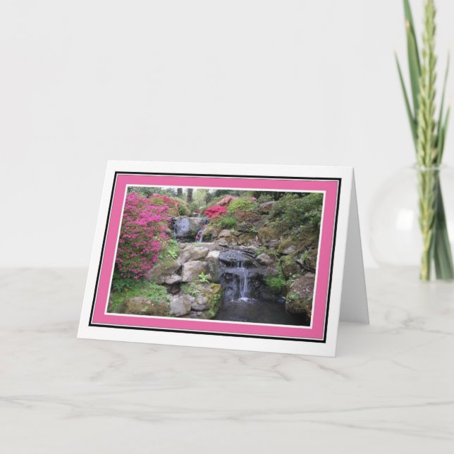 Bodnant Gardens Greeting Cards Kort (Framsida)