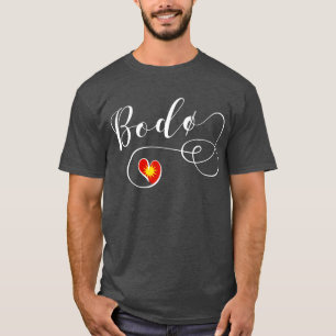 Bodø Flagga Heart, Norge, Bodö Sweatshirt T Shirt
