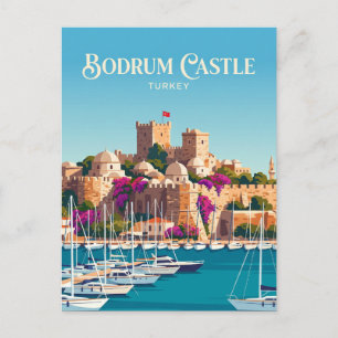 Bodrum slott Turkiet Vykort