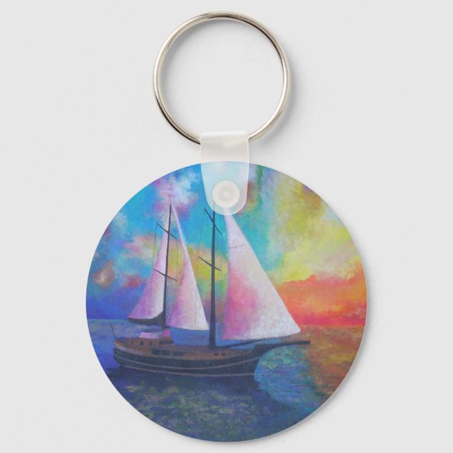 Bodrum Turcos ise Kusten Gulet Cruise Nyckelring (Framsida)