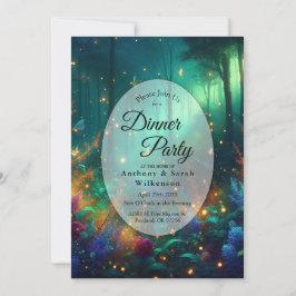 Bodsmiddagen Party i den ombytta skogen Radiant Je Inbjudningar