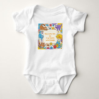 Body Bébé Chat – "Meow Means I Love You T Shirt