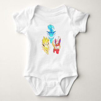 Body bébé Evolution évoli Pokemon T Shirt
