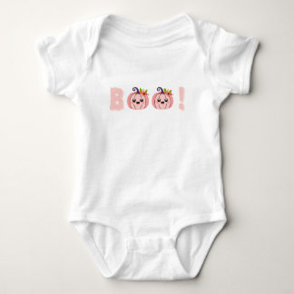 Body Bébé Halloween – “BOO Kawaii” Rose Pastel T Shirt