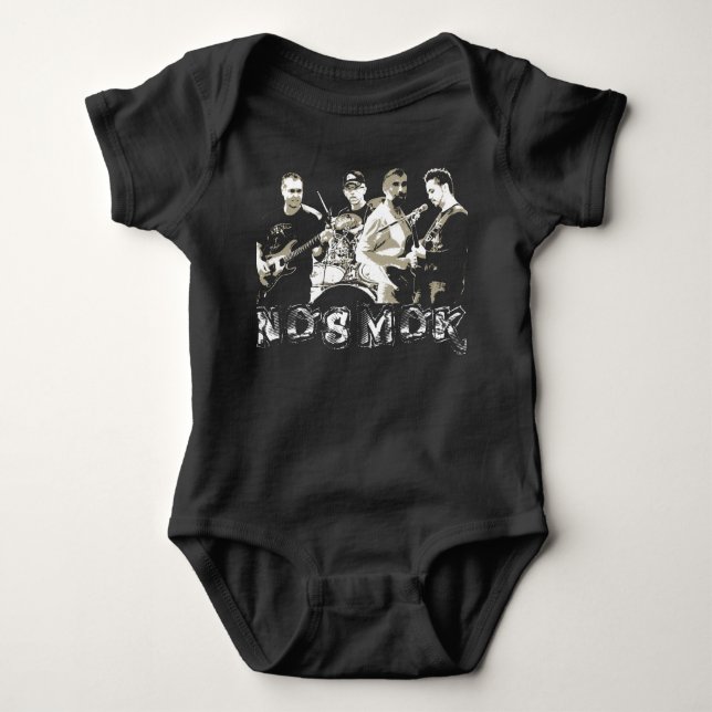 Body bébé Noir - NoSMoK T Shirt (Framsida)