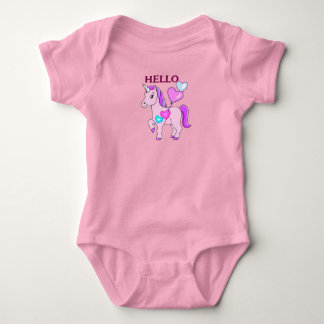 body bebe unicorne . t shirt