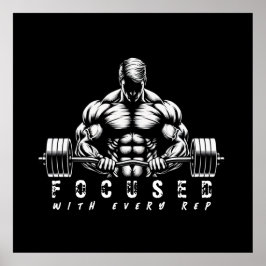 Body Byggnad-Fitness Poster