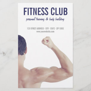 Body Byggnad Gym Fitness Personträning Flygblad