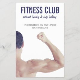 Body Byggnad Gym Fitness Personträning Flygblad