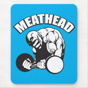 "Body byggnad" Humor - MEATHEAD Musmatta