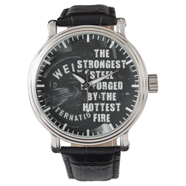 "Body byggnad" Motivering Armbandsur (Framsida)