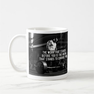 "Body byggnad" Motivering Kaffemugg