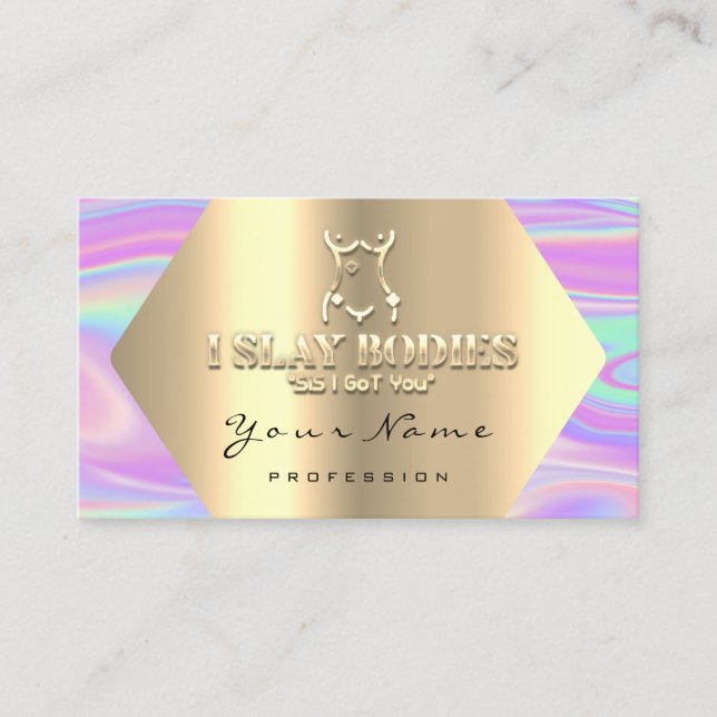 Body Byggnad Shaping Fitness Sculpting Hälsa Visitkort (Framsida)