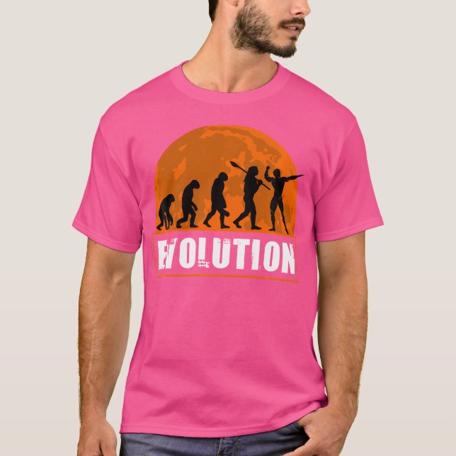 Body Byggnad Shirt Funny Human Evolution Gift T (Framsida)